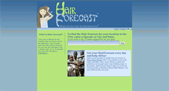 Desktop Screenshot of hairforcast.net